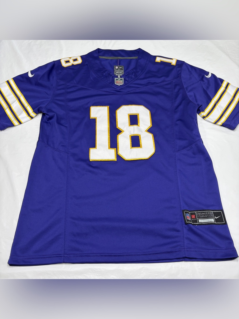 Justin Jefferson Minnesota Vikings Throwback Jersey Nike Engineered Men’s Small